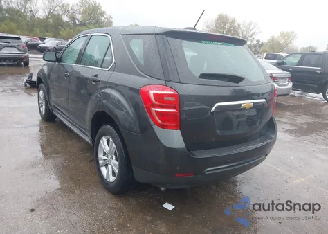 2017 Chevrolet Equinox Ls из США, поврежденный, VIN 2GNALBEK9H1548149
